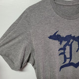 Detroit Tigers Tee Shirt Soft No Tags Gray Baseball Adult Small Mens Michigan