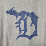 Detroit Tigers Tee Shirt Soft No Tags Gray Baseball Adult Small Mens Michigan