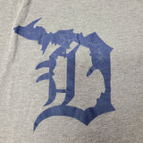 Detroit Tigers Tee Shirt Soft No Tags Gray Baseball Adult Small Mens Michigan