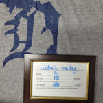 Detroit Tigers Tee Shirt Soft No Tags Gray Baseball Adult Small Mens Michigan