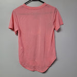 Disney Mickey Mouse Tee Shirt Juniors Small Pink Cartoon Sketch Short Sleeve