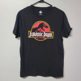 Jurassic World Park Tee Shirt Boyt Medium Youth Black Dinosaur T Rex Movie