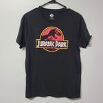 Jurassic World Park Tee Shirt Boyt Medium Youth Black Dinosaur T Rex Movie