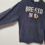 Brewed In Michigan Hoodie Beer Peninsula Ann Arbor Micro Mens Medium Blue Tractor