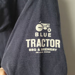 Brewed In Michigan Hoodie Beer Peninsula Ann Arbor Micro Mens Medium Blue Tractor