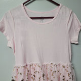 Wonder Nation Unicorn Dress Pink Gold Tulle Short Sleeve Girls XXL 18 Princess