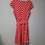 Dressy Star Red Polkadot Minnie Mouse Lucille Ball Lucy Costume Womens Large Tie