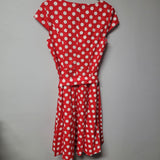 Dressy Star Red Polkadot Minnie Mouse Lucille Ball Lucy Costume Womens Large Tie