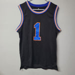 Buggs Jersey Black Blue Mens Small Space Jam Movie Breathable Cartoon Basketball