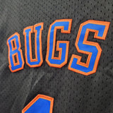 Buggs Jersey Black Blue Mens Small Space Jam Movie Breathable Cartoon Basketball