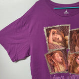 Disney Frozen Sleep Shirt Womens One Size Purple Dont Do Mornings Bed Head Hair