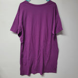 Disney Frozen Sleep Shirt Womens One Size Purple Dont Do Mornings Bed Head Hair