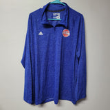 Adidas Pistons Pullover Zip Ultimate Tee Long Sleeve Detroit Basketball NBA 2XL