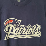Patriots Reebok Tee Shirt Dark Blue Mens Medium Cotton NFL Fan Football USA