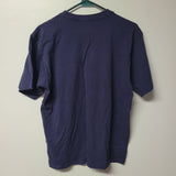 Patriots Reebok Tee Shirt Dark Blue Mens Medium Cotton NFL Fan Football USA