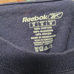 Patriots Reebok Tee Shirt Dark Blue Mens Medium Cotton NFL Fan Football USA