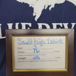 Sault High Blue Devils Upper Peninsula Michigan School Tee Shirt Mens Small