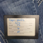 Maurices Capri Jeans Pants Blue Womens 5 6 Reg Denim Short Summer Spring Fall