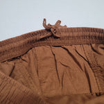 Old Navy Linen Pants Drawstring Brown Womens Large Pockets Casual Beach