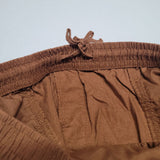 Old Navy Linen Pants Drawstring Brown Womens Large Pockets Casual Beach