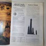 Arizona Highways September 1975 Sunset Cactus Cave Rock Formations Vintage Art