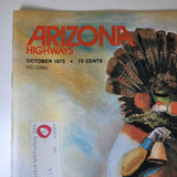 Arizona Highways October 1975 Kachina Doll Copper Industry Vintage Art Barzona