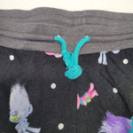 Trolls Pajama Pants Drawstring Jogger Cuff Cartoon Movie Womens Small