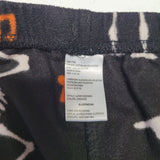 Skeleton Sleepwear Pants Lounge Pajama Black Orange Childs Large Black