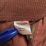 Sonoma Pants Cotton Rust Brown Boho Fall Zip Pockets Womens 12