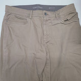 Calvin Klein Khaki Pants Infinite Flex Waist Slim Stretch Business Casual