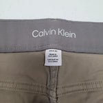 Calvin Klein Khaki Pants Infinite Flex Waist Slim Stretch Business Casual