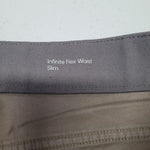 Calvin Klein Khaki Pants Infinite Flex Waist Slim Stretch Business Casual