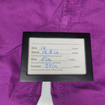 Jordache Pants Pink Purple Bright Girls 16 Skinny Colorful Solid