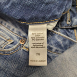 Maurices Jeans Denim Pants Womens 7 8 Blue Basic Skinny Ankle Distressed