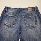 Maurices Jeans Denim Pants Womens 7 8 Blue Basic Skinny Ankle Distressed