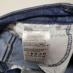 Denizen Levis Modern Slim Cuff Denim Jeans Pants Womens Size 4 Blue Rolled