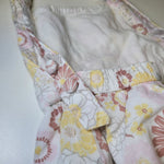 Dylan & Abby Baby One Piece Summer Wrap Straps Buttons Snaps Overalls 6-9 Months