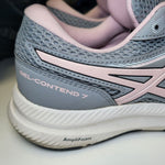 Asics Shoes Every Day Comfort Pink Gray AmpliFoam Gel-Contend 7 Womens US Size 9