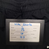 Nike Dri Fit Shorts Womens Small Black White Atgletic Running Gym Breathable