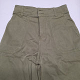 Lauren Conrad Wide Leg Pants Green Womens Size 2 High Rise Stretch Earthy Fall