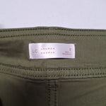 Lauren Conrad Wide Leg Pants Green Womens Size 2 High Rise Stretch Earthy Fall