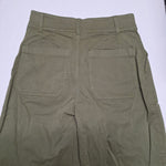 Lauren Conrad Wide Leg Pants Green Womens Size 2 High Rise Stretch Earthy Fall