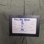 A New Day Pants Green Womens Size 2 Straight Keg Mid Rise Stretch Earth Boho