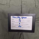 A New Day Pants Green Womens Size 2 Straight Keg Mid Rise Stretch Earth Boho