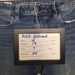 American Eagle Hi Rise Jegging Dream Stretch Distressed Jean Womens Size 2 Short