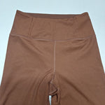 Girlfriend Collective Leggings Womens Small Brown Ribbed Yoga Fall Earth