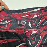 Pro Player Moisture Wicking Leggings Womens Medium Capri Red Black Athletic
