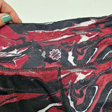 Pro Player Moisture Wicking Leggings Womens Medium Capri Red Black Athletic