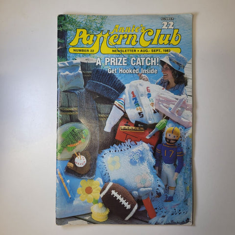 Annies Pattern Club No 22 Needle Craft Newsletter Booklet Hooked Pillow 1983