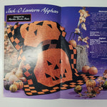 Annies Crochet To Go 1999 No 119 Halloween Jack-o-Lantern Crafting Blanket Fall